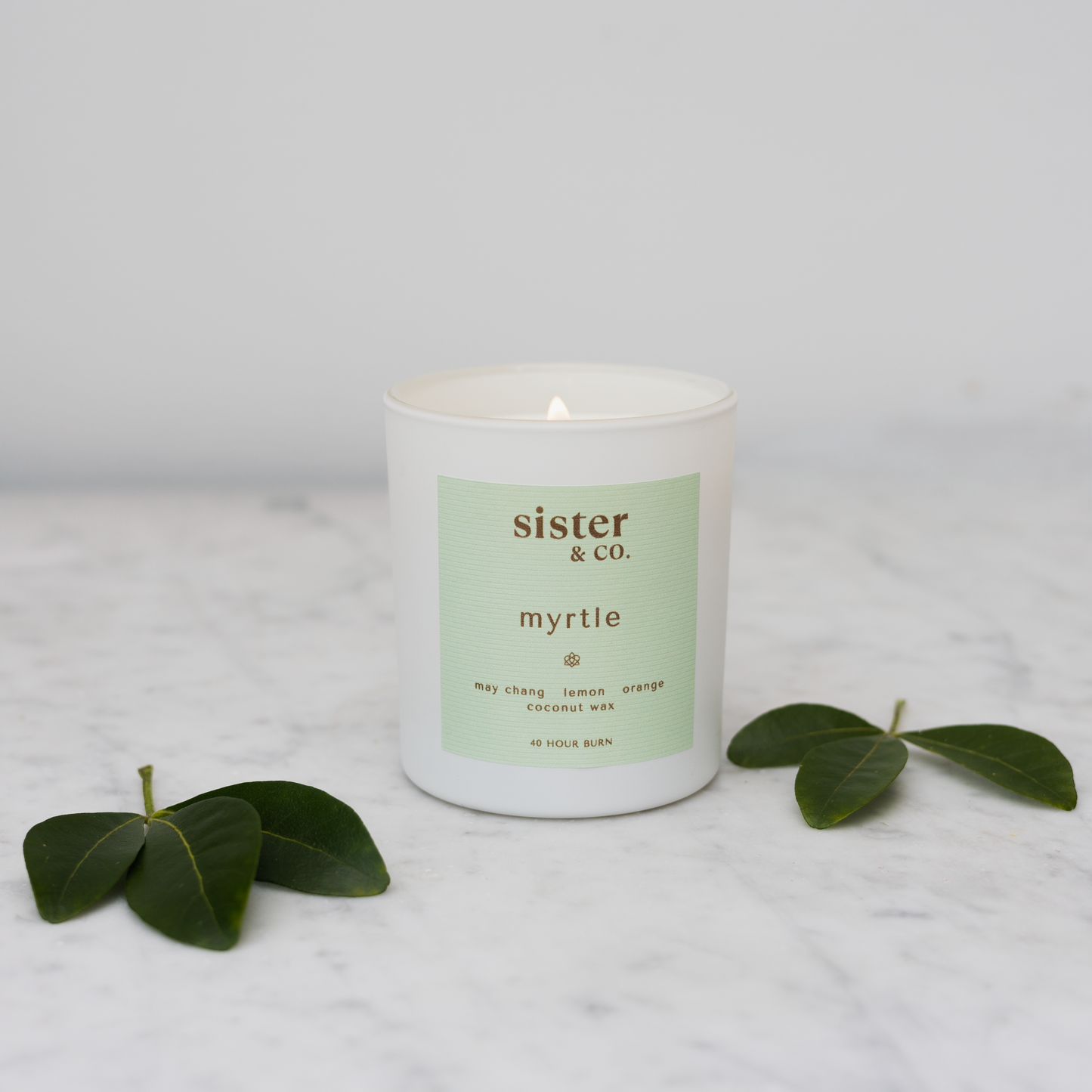 Myrtle Refillable Natural Wax Candle
