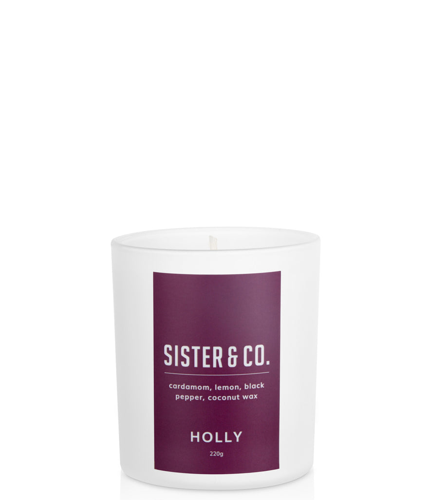 Holly Refillable Candle