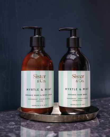 Organic Hand & Body Cream - Myrtle & Mint