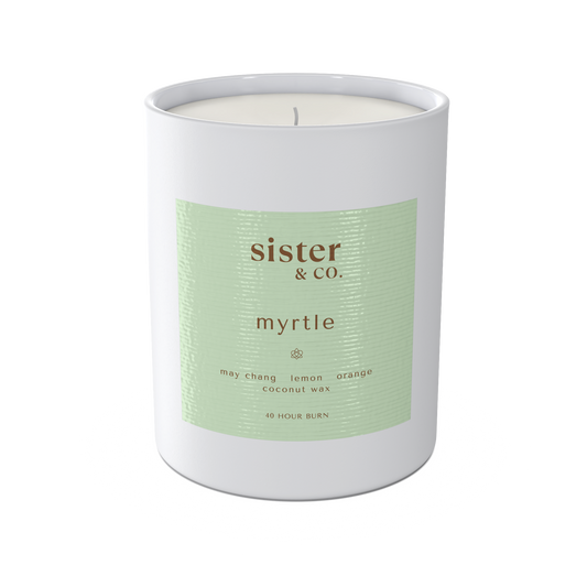 Myrtle Refillable Natural Wax Candle