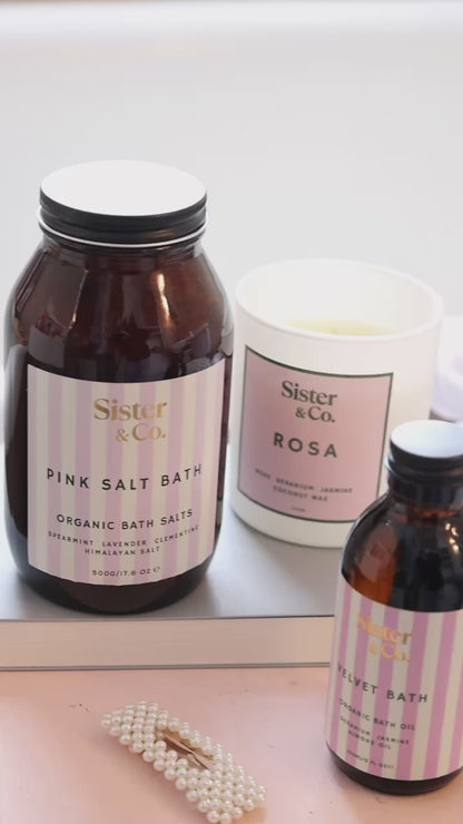 Pink Salt Bath