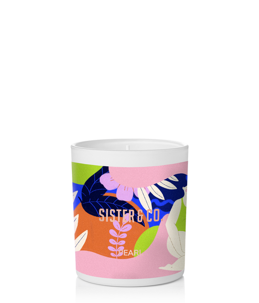Pearl Refillable Candle | Illustrated
