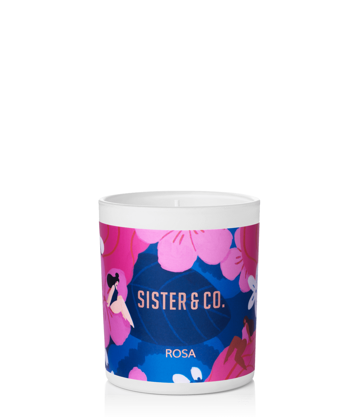 Rosa Refillable Candle | Illustrated