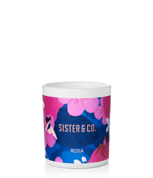 Rosa Refillable Candle | Illustrated